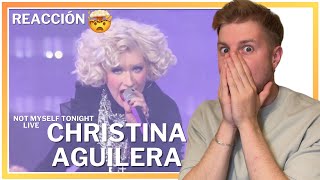 Reacción Christina Aguilera  Not myself tonight Live [upl. by Stark]