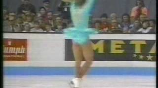 Tonya Harding USA  1991 World Figure Skating Championships Ladies Free Skate [upl. by Eceinal]