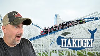 Reacting to Hakugei Roller Coaster at Nagashima Spa Land Japan  Epic Thrills [upl. by Ortensia]