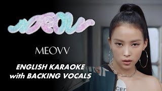 MEOVV  ‘MEOW’  ENGLISH KARAOKE WITH BACKING VOCALS [upl. by Beller]