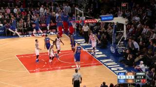 DeAndre Jordans Dazzling Dunking Display in NYC [upl. by Dymphia]