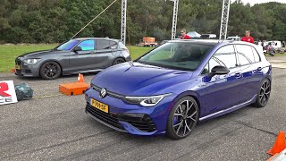 527HP Volkswagen Golf 8 R Performance Stage 3 vs BMW M135i Stage 2 [upl. by Dunseath]