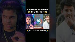 😲 JONATHANGAMINGYT vs HYDRADANGEROFFICIAL INTENSE FIGHT 😱 jonathangaming hydradanger bgmi shorts [upl. by Elleniad]