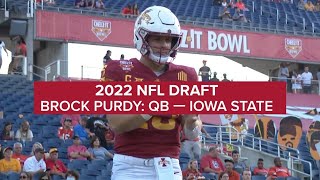 2022 NFL Draft prospect Brock Purdy QB — Iowa State [upl. by Busby123]