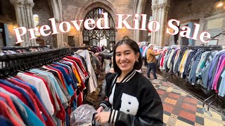 Preloved Vintage Kilo Sale Thrifting  Try On Haul [upl. by Tloh186]