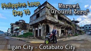 Philippine Loop Day 10  Iligan City  Cotabato City  Marawi City quotGround Zeroquot  Yamaha Aerox 155 [upl. by Nida]