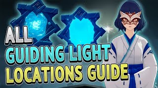 All Guiding Light Puzzle Locations Three Realms Gateway Offering Event  Genshin Impact 25 [upl. by Nahshu]