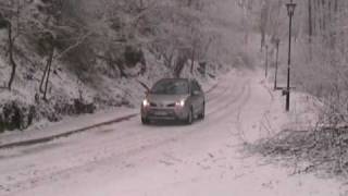 Renault Koleos test in snow [upl. by Eenehs240]