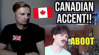 British Reaction To Canadian Accent [upl. by Ahdar981]