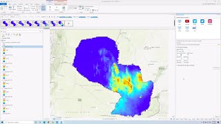 Creating timeseries animation in ArcGIS Pro with the GPM IMERG data [upl. by Wiltsey]