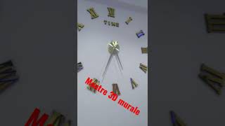 Horloge Murale Romain 3D pour Salon Chambre Décorations Moderne – Dorè [upl. by Chester]