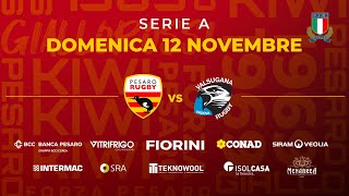 FIORINI PESARO RUGBY  VALSUGANA RUGBY PADOVA  12 novembre 2023 [upl. by Cowles]