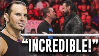 Matt Hardy on CM Punk vs Drew McIntyre [upl. by Rahsab]