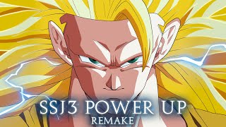 Dragon Ball Z  SSJ3 Power Up Remake Julius Dobos  By Gladius [upl. by Nimajneb]