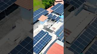 Rooftop Solar Plant Installation  Elevated Solar Structure  RCC Roof Solar Structure [upl. by Parsaye]