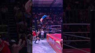 Espectacular mortal de Emperador Azteca Jr lucha wrestling [upl. by Fish]