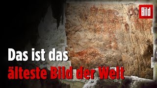 Dieses Gemälde ist knapp 52000 Jahre alt [upl. by Tem]