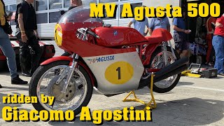 MV Agusta 500  Giacomo Agostini  Sound 4k [upl. by Oyam]