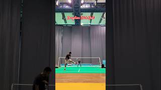 Badminton Trick Shots  Amazing Singles Badminton Rally 🏸🔥 Shorts badmintonlovers [upl. by Herb730]