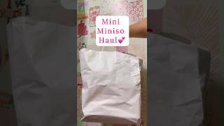 Miniso Haul💕minisohaul miniso shopping youtubeshorts shorts trending [upl. by Amorette]