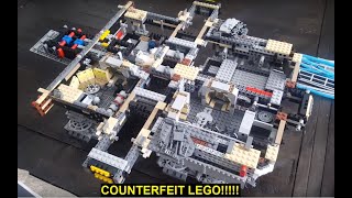 Lepin 05132 UCS Star Plan Chicken Hawk  Lego 75192 UCS Millennium Falcon it aint PART 1 [upl. by Noemis]