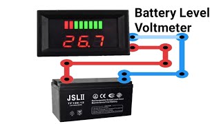 Unpacking Battery Level Voltmeter  Paano Gamitin ang Battery Level Voltmeter  Voltmeter [upl. by Yelehsa]