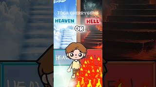 Heaven 😇 or Hell 👿  tocaboca tocalife tocalifeworld shorts [upl. by Tomasine476]