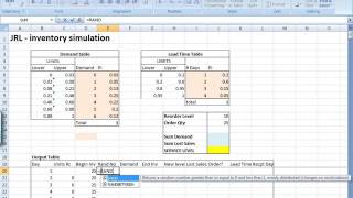 Inventory Simulation VideoTutorial [upl. by Aimet]