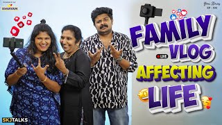 Family Vlog Affecting Life  Social Media Influencer  YS EP192  SKJ Talks  Family Short film [upl. by Nraa]