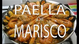 Paella de Marisco Fácil y Rápida [upl. by Lehman]