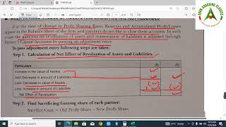 23 REVALUATION ACCOUNT WHEN CHANGE IN ASSETS amp LIABILITIES NOT SHOWN IN BALANCE SHEETmp4 [upl. by Anead]