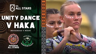 2024 NRLW All Stars  Unity Dance v Haka  Indigenous v Māori  PreMatch Ceremony [upl. by Tessler943]