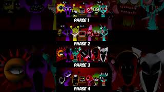 Incredibox Sprunki Mix ALL Horror Phases  Phase 1 Vs Phase 2 Vs Phase 3 incredibox sprunki [upl. by Selfridge]