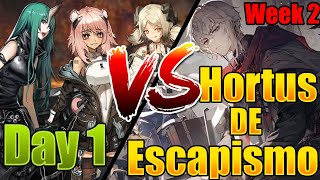 Day 1 Operators Vs Hortus De Escapismo Week 2  Arknights [upl. by Lokin]