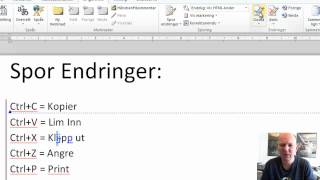 Spor endringer i Word [upl. by Winer]