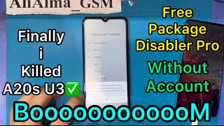 How To Bypass Frp A20s U3 SMA207F Android 11 Free Package Disable Pro Without Account No Knox [upl. by Gmur]