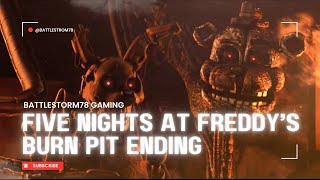 PART 11  FNAF Security Breach Burn trap ending tonight [upl. by Artep]