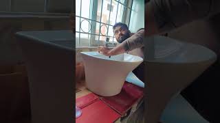 Wash basin fitting ytshort short subscribe like plumbingservices [upl. by Bryce]