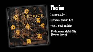 Therion  13 Summernight City bonus  Álbum Secret of the Runes [upl. by Balfore]