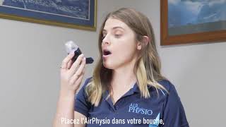 1 AirPhysio FRENCH Comment utiliser amp à quelle fréquence [upl. by Zaneta]