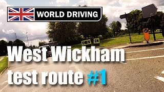 West Wickham Driving Test Route PART 1 [upl. by Radman251]