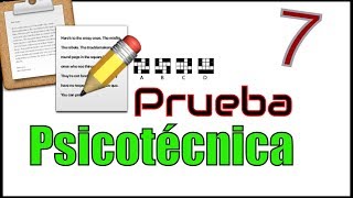 ✅ PRUEBA PSICOTÉCNICA  Ejemplo 07  figuras razonamiento 🔴 [upl. by Tucker]