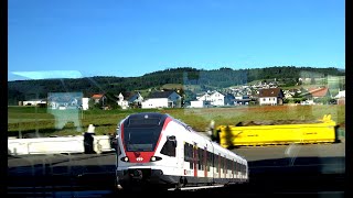 Zug Mitfahrt Lenzburg  Rotkreuz DottikonDintikon  Wohlen AG [upl. by Leahcam]