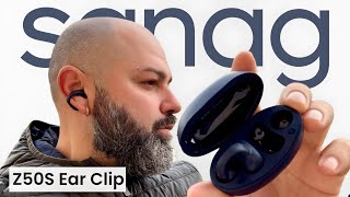 Sanag Z50S Ear Clip Wireless Bluetooth Smart Air Conduction Headphones [upl. by Avelin]