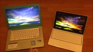 HP Chromebook 14 vs HP Chromebook 11 [upl. by Gonta506]