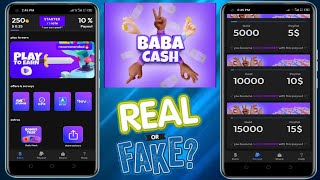 Baba Cash App Real Or Fake  Baba Cash App Withdrawal Proof  Baba Cash App Paga  BabaCash [upl. by Coates]