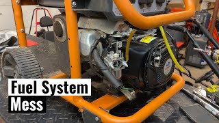 Rusted Ridgid Generator Tank  Neglected Generator Repair  RedKote Fuel Tank Liner  Wiring Issues [upl. by Oren]