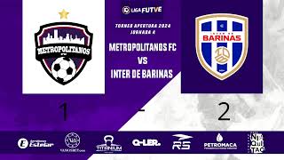 Metropolitanos FC vs Inter de Barinas  Jornada 4  Audio [upl. by Virgy467]