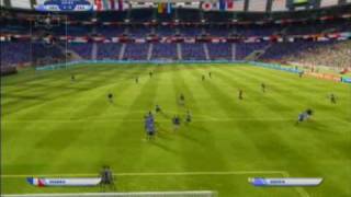 2010 FIFA World Cup  Uruguay vs France June 11 2010 Simulation [upl. by Hallee]