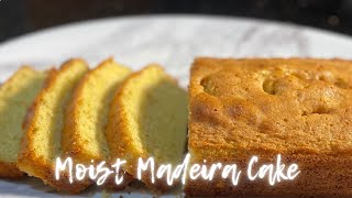 MOIST AND SUPER TASTY MADEIRA CAKE  SIMPLE MADEIRA CAKE RECIPE  TEA CAKE RECIPE [upl. by Carter]